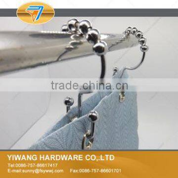 Fashion stainless steel bath/shower curtain hooks