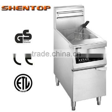 Shentop Single Tank Basket Commercial Deep Fryer for Fast Food Restaurant Used,Deep Fyer (Computer Control)