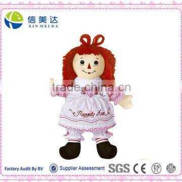 Cute handmade ragdoll plush baby doll toy