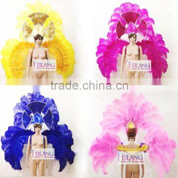 Wholesale SAMBA ELEGANT Feather Headdress BACKPACK                        
                                                Quality Choice