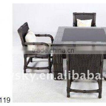 Outdoor Furniture Rattan Dinning Set