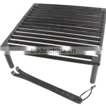 2016 new products outdoor mini Porcelain coated cast iron charcoal BBQ grill