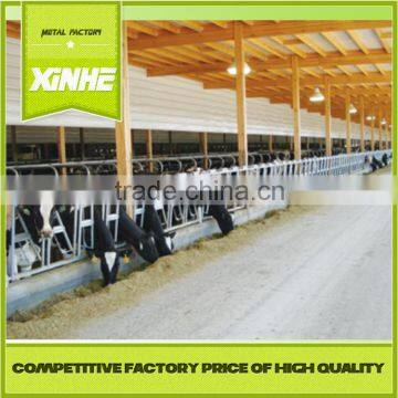 Good fast supplier 10ft hot dip galvanized dairy cow headlock