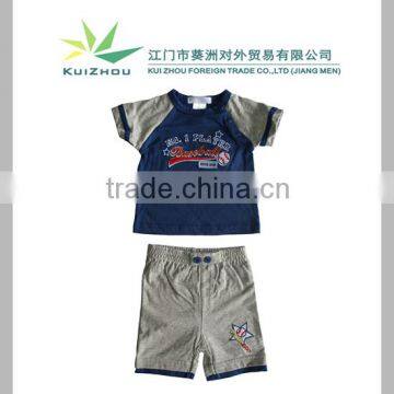 100% Cotton Short Sleeve Baby boys summer set Baby Boys Clothes