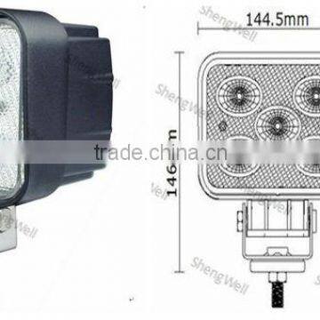 ShengWell Auto 50w led work light 9-32V IP67 CREE led work light Flood beam CREE 50w ip67 led work light