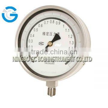 High quality all stainless steel pressure gauge calibration