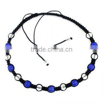 Fashion Crystal shamballa necklace jewelry made in China