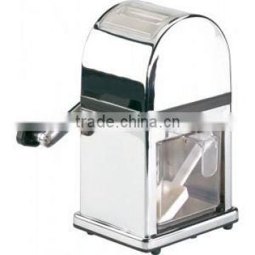 portable ice crusher with chrome