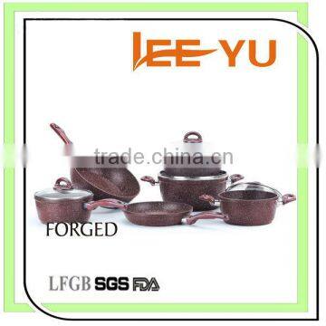 Forged aluminum sauce pan fry pan