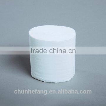 Coreless standard roll size mix wood pulp material toilet tissue tissue paper