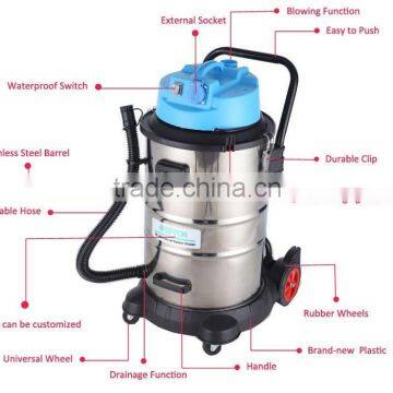 60L 1 motor wet&dry vacuum cleaner 1400W