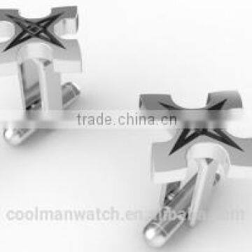 2016 Fashion coolman jewelry borfriend gift stainless steel cufflinks