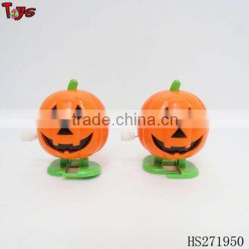 wind up halloween pumkin jumping toys