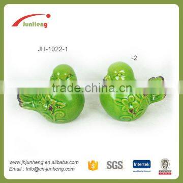 Ornaments spring bird ceramic crismas decoration, red bird decoration