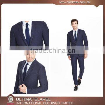 Free Shipping Navy Color Tailored Custom Made men Suit