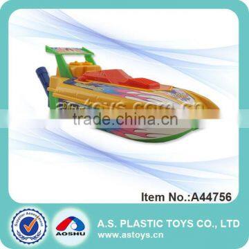 Cool B/O plastic battery operated toy boat