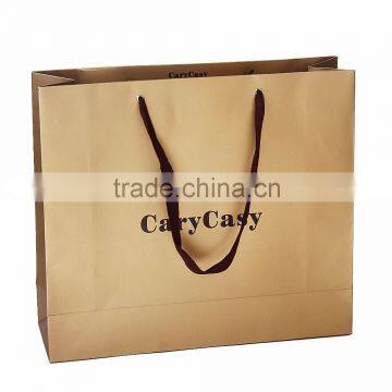 Shopping hand kraft paper brown funny gift bags