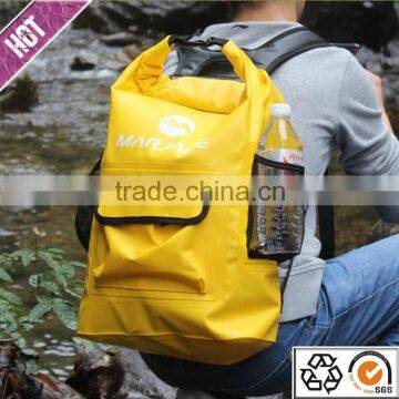Chinese manufacturer 500D pvc tarpaulin waterproof backpack for outdoor gear