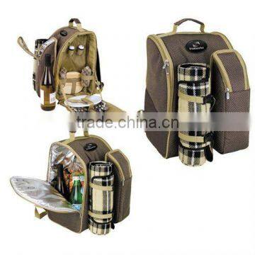 210D Poly with Foiling Lining 2-Person Picnic Set Bag 26017