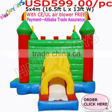 Factory price inflatable bouncing castle/baby bouncer/pavilion games