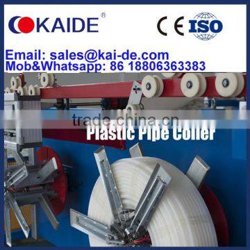 China Plastic Poly HDPE PE-RT PERT PE Pipe Coiling Equipment For Sale