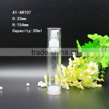 50ml AS material airless lotion bottle for skin care use