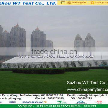 Big aluminum clear span waterproof pvc tent for reception