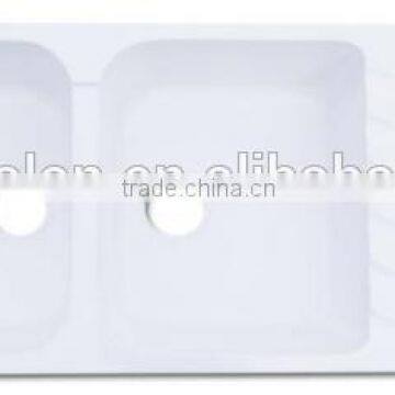 Italian Kitchen Sink Solid Surface Kitchen Ware/Sanitary Acrylic Resin Stone Kitchen Sink,solid Surface Double Bowl Kitchen Sink