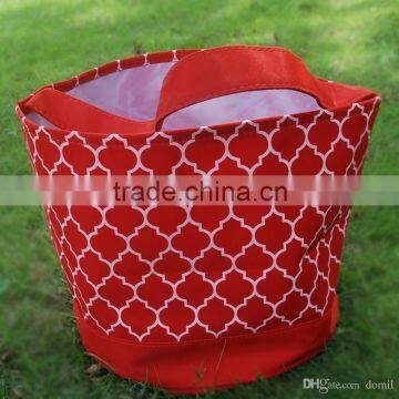 Wholesale Boutique Easter Basket Quatrefoil Polyester Gift Basket photo-2