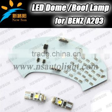 High quality 48SMD 3528 led dome lamps special design led car interior reading map lights for BENZ A203