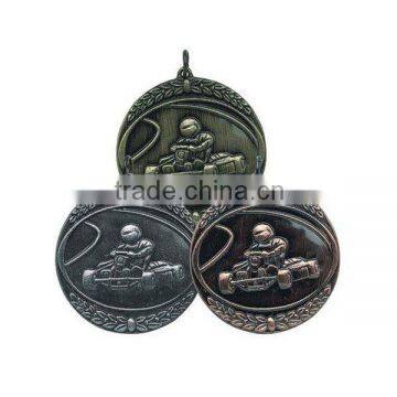 3D effect metal coin, old coin, antique coin