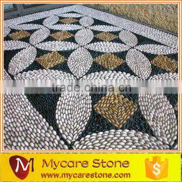 natural pebble stone floor tile pebble mosaic tile