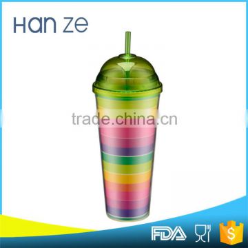 Factory wholesale customize plastic heat resistant glass coffee cup