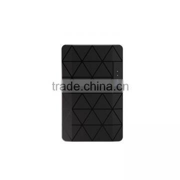 New arrival show case 5000 mAH pocket power bank solar for iphone charger solar mobile charger