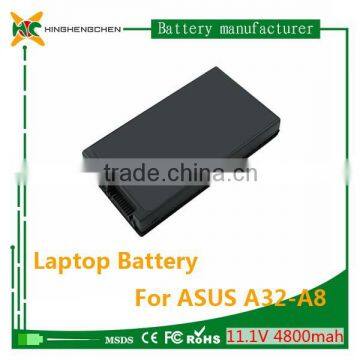 11.1V 4800mAh for asus tablet battery A32-A8 A8He A8J A8Ja made in china