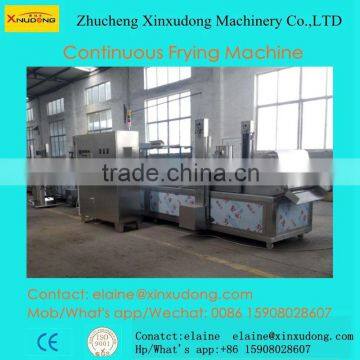 SUS304 stainless continuous frying machine hot selling