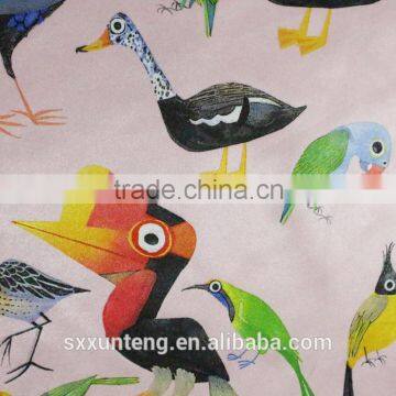 Custom digital printed cartoon design fabric in high quality