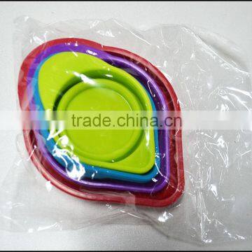 New 2016 4pcs Classic Sizes Bpa Free Silicone Measuring Cups photo-6