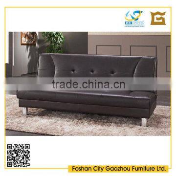 Modern simple design home furniture leather sofa bed transformer sofa bed