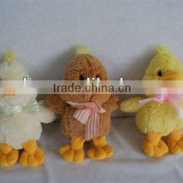 Cute plush Easter duck