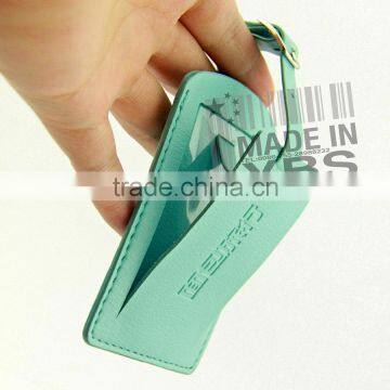 Personalized Double Sided PU Leather Luggage Tag