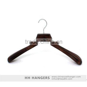 HH Vintage Brown Luxury Wooden Jacket Suit Clothes Hanger photo-2