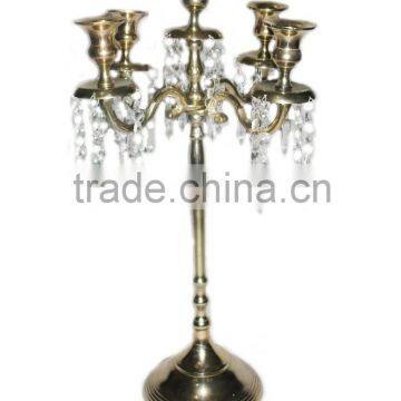 5 Light gold candelabra