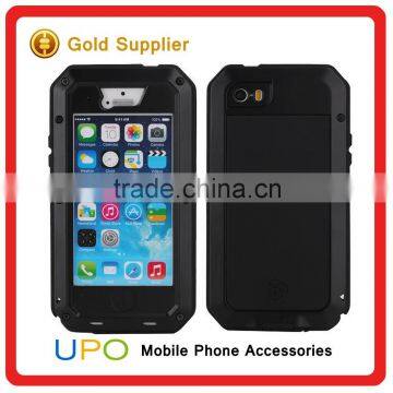 [UPO] High Quality 3 Layer Metal Defender Waterproof Cell Phone Case for iPhone 5 5s