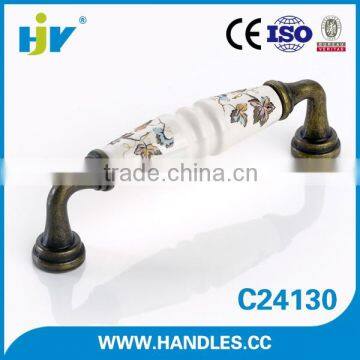 Shenzhen hardware new design ceramic cabinet drawer handles