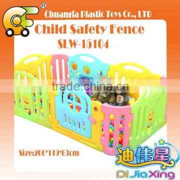 Child safety decorative indoor plastic fence portable fence for child indoor