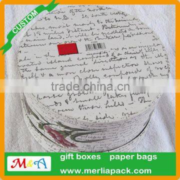 Large Round Shape Paper Hydrangea Pedals Flower Gift Box Party Wedding Favor Gray Boxes