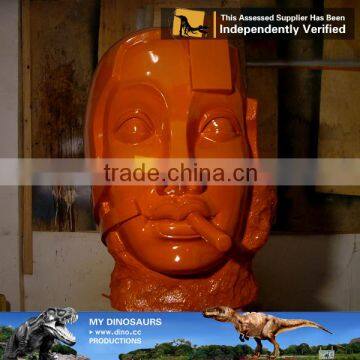 MY Dino-C048 Fiberglass Human Head Model for Sale photo-2