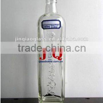 Glass Tequila bottle