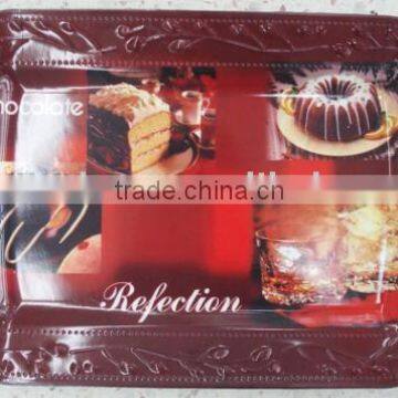 plastic serving tray,plastic Christmas Tray,plastic plate